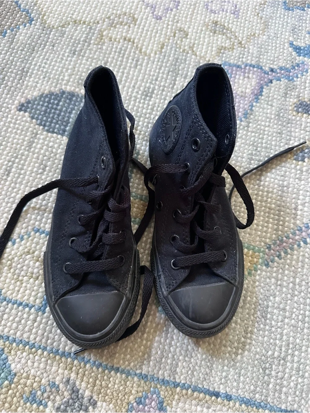 Converse Kids Black High Top Sneakers